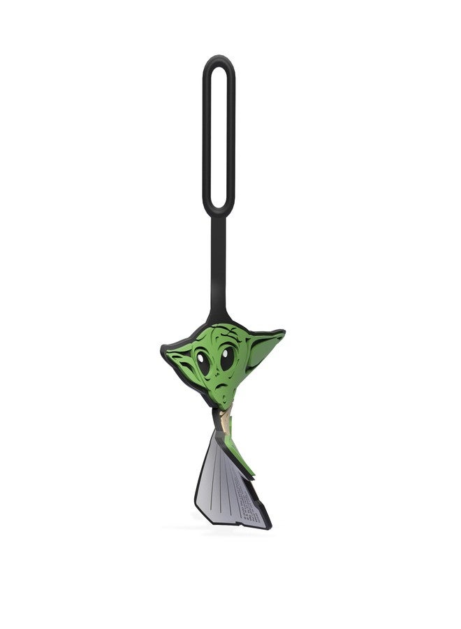 IQ Lego Star Wars Silicone Luggage Tag - Grogu (52949) with writable Surface on Back for ID Identification. Measures Approx. 6.5". for Travel, Suitcase, Backpack, Summer Beach Bag - Image 4
